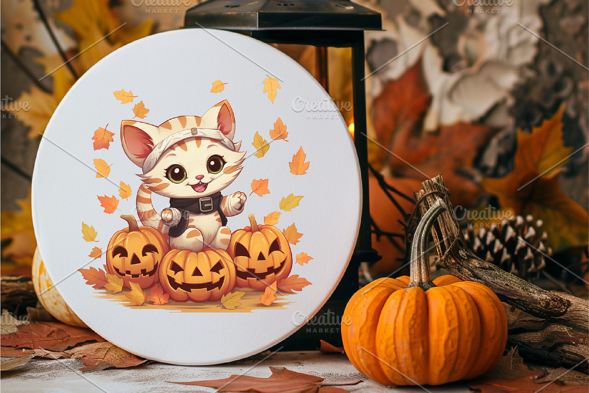 Big bundle of Halloween characters., an Animal Illustration by KENO Mascots (Photo 7 of 12)