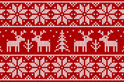 10 knitted vector seamless patterns, a Pattern Graphic by Art of Sun (Thumbnail 3 of 4)