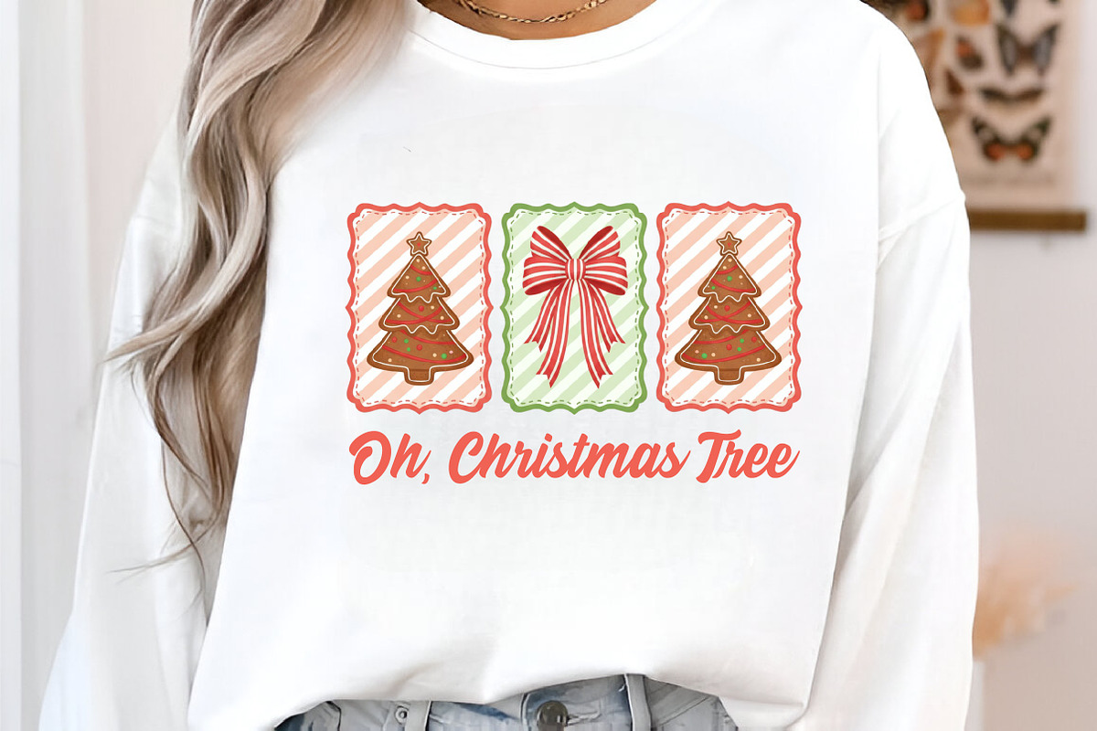 Preppy Oh Christmas Tree PNG, an Illustration by designcity5 (Photo 6 of 8)