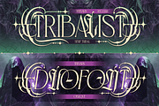 Theravin - Dark Tribal, a Serif Font by Artisan Themes (Thumbnail 4 of 12)