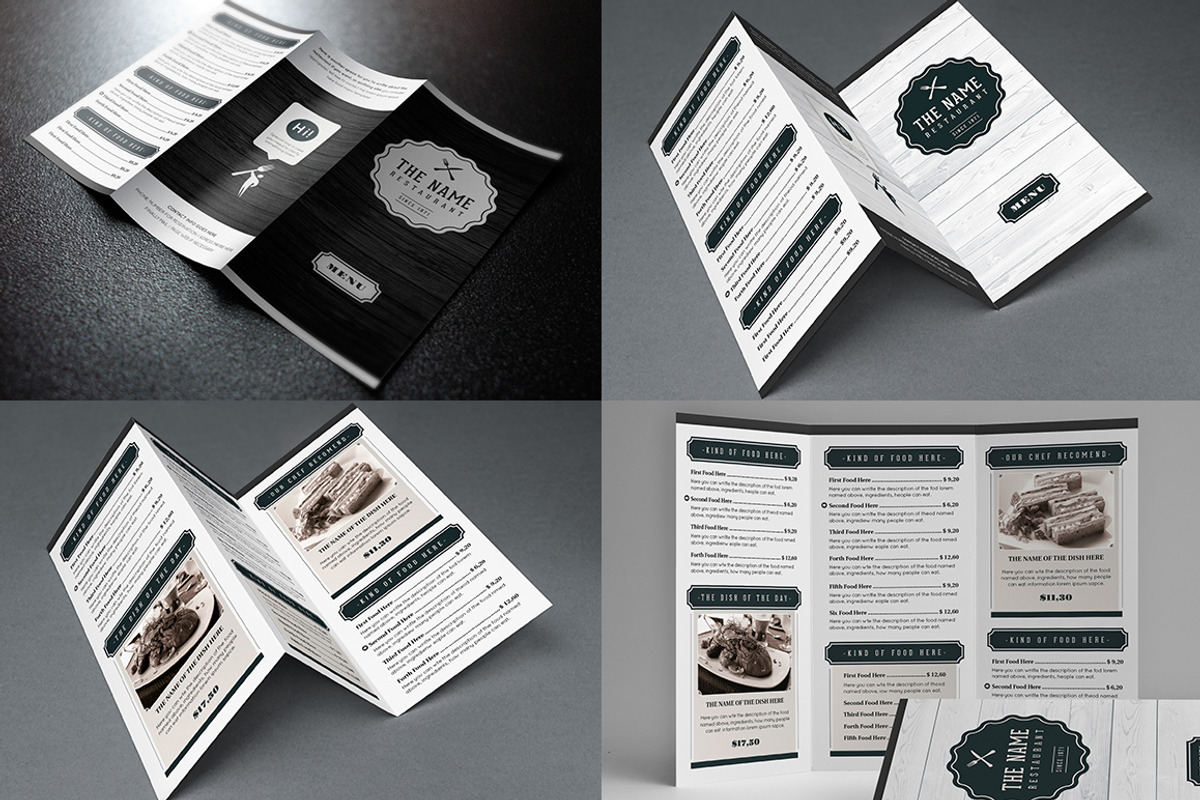 Elegant Food Menu 7, a Brochure Template by Luuqas Design (Photo 3 of 6)