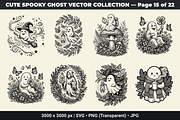 Cute Ghost SVG Bundle Vol - 01, an Object Graphic by XPERTDESIGNER (Thumbnail 5 of 21)