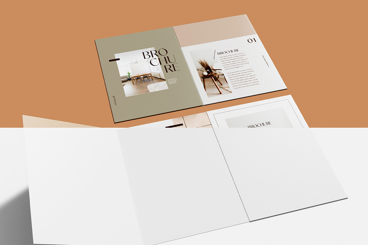 Trifold Brochure Mockup Bundle, a Books & Magazine Mockup by Mego-studio (Photo 9 of 11)