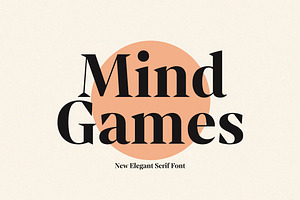 Mind Games | Elegant Serif