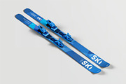 Skis Mockup, a Product Mockup by zippypixelstudio (Thumbnail 7 of 12)