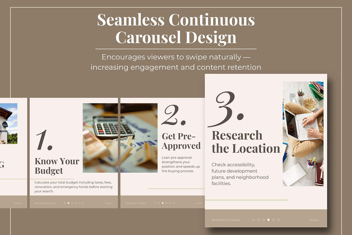 Neutral Real Estate Instagram Bundle, a Social Media Template by Everyday Perfection (Photo 8 of 11)