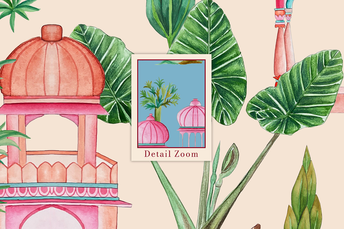 Royal Pichhwai Prints & Patterns, a Pattern Graphic by GND ART STUDIO (Photo 8 of 8)