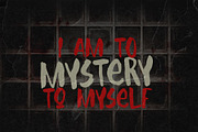 Unless - Terror Brush Font, a Font by Gassstype (Thumbnail 3 of 8)