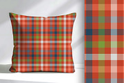 Terra Cotta Abstract Geometric Plaid, a Pattern Graphic by Sharon Schwalbe (Thumbnail 2 of 4)