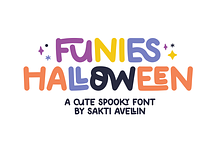 Funies Halloween - Cute Display Font