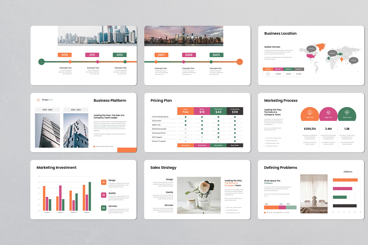 Business Plan Keynote Template, a Presentation Template by Design Vault (Photo 2 of 4)