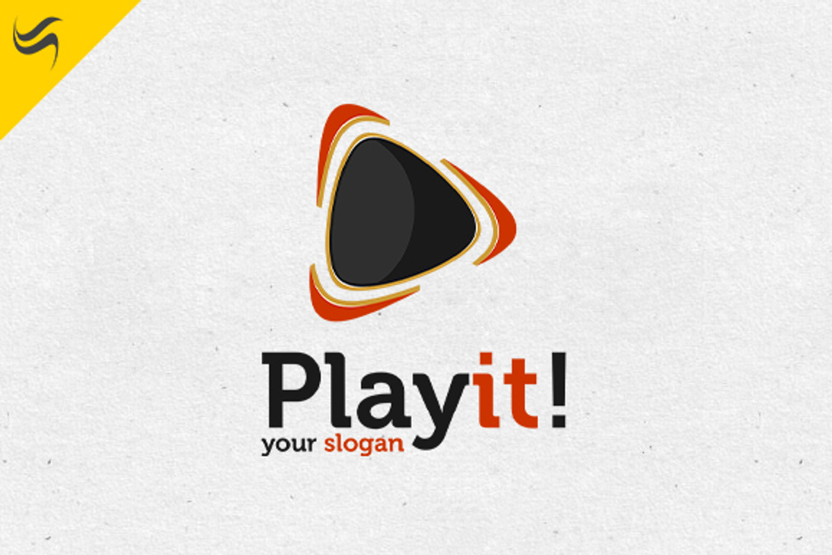 Play It! Logo Template, a Branding & Logo Template by sah.bro (Photo 1 of 5)