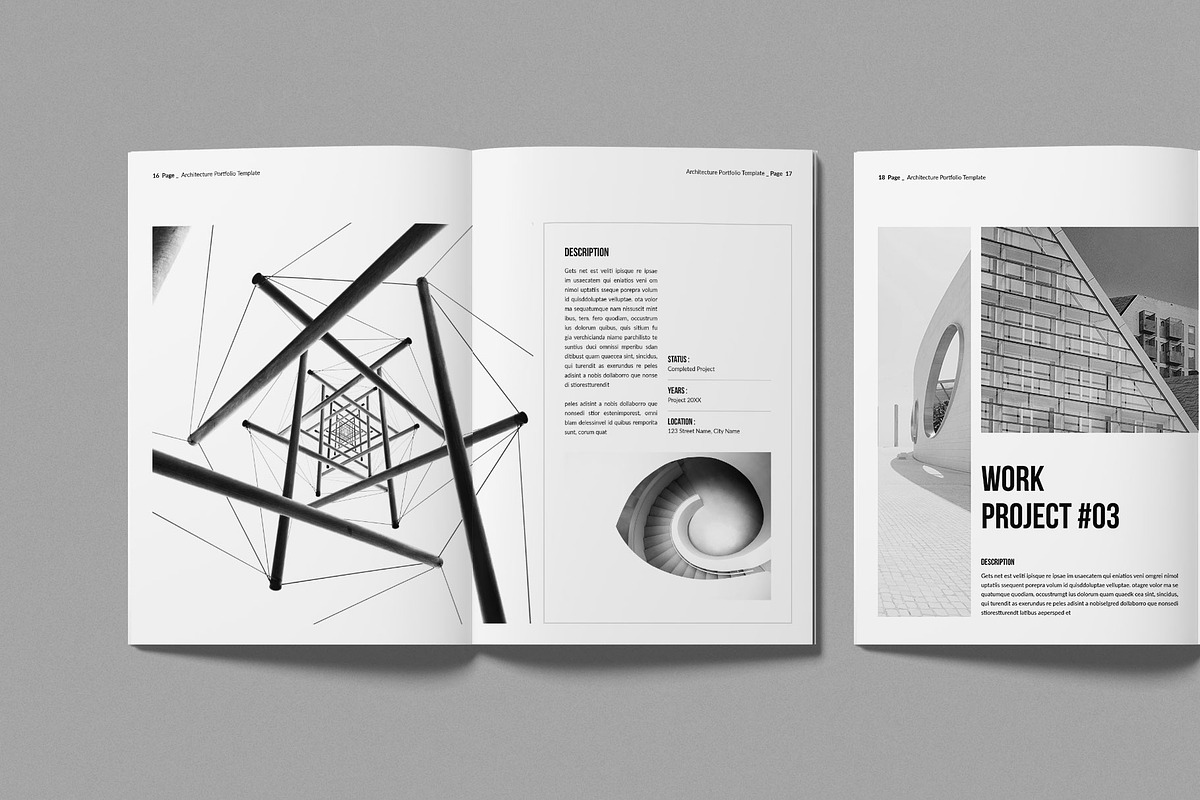 Architecture Portfolio Template, a Brochure Template by Work-Envance (Photo 7 of 10)