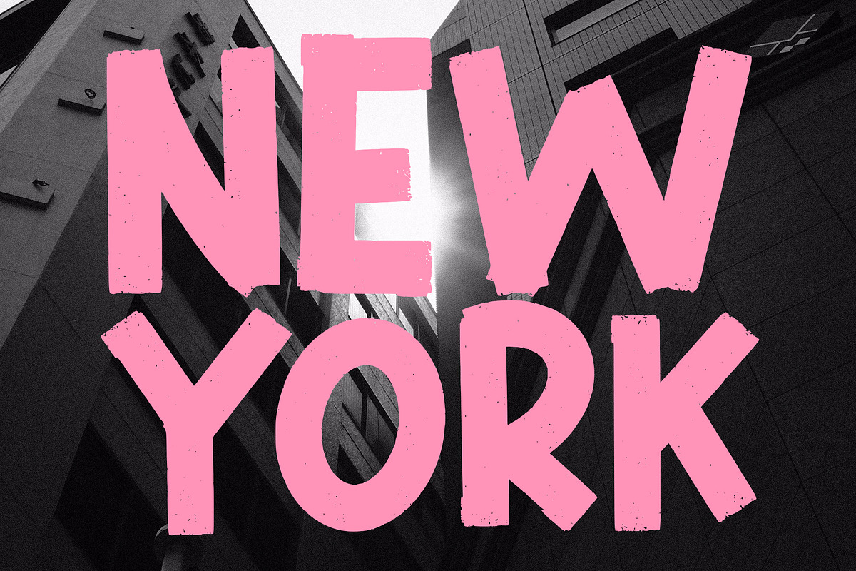 SOUTH NORTH || Display Font preview 3