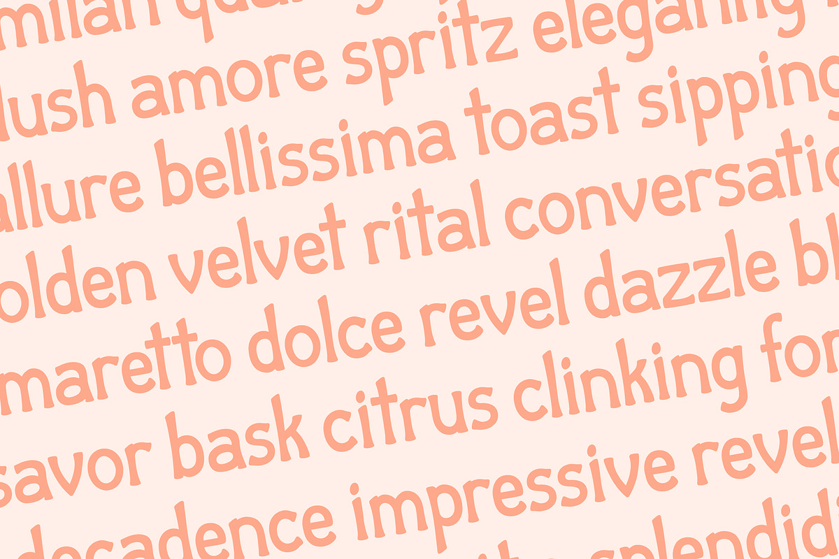Aperitivo Affair by Emily Ann Hill, a Slab Serif Font by Emily Ann Hill Type Co. (Photo 4 of 4)