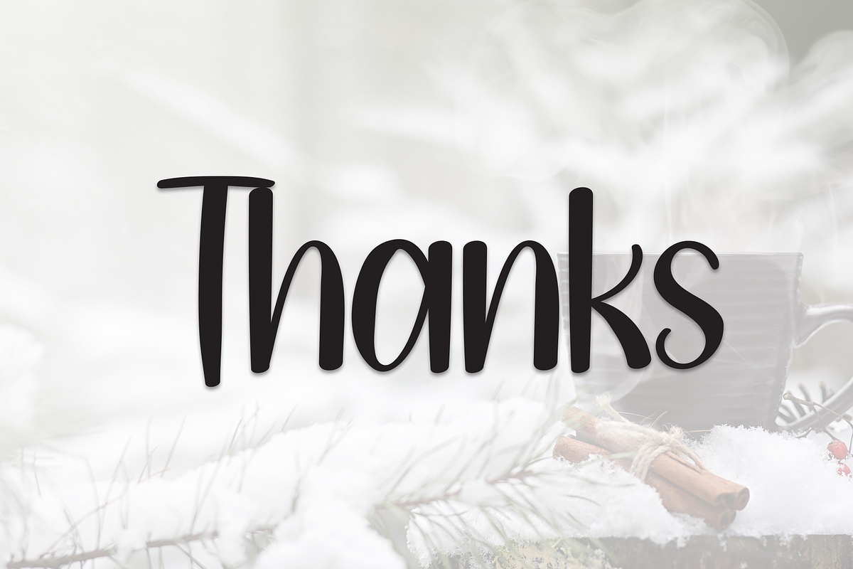 Winter Monday | Script Font, a Script Font by Scratchones (Photo 8 of 8)