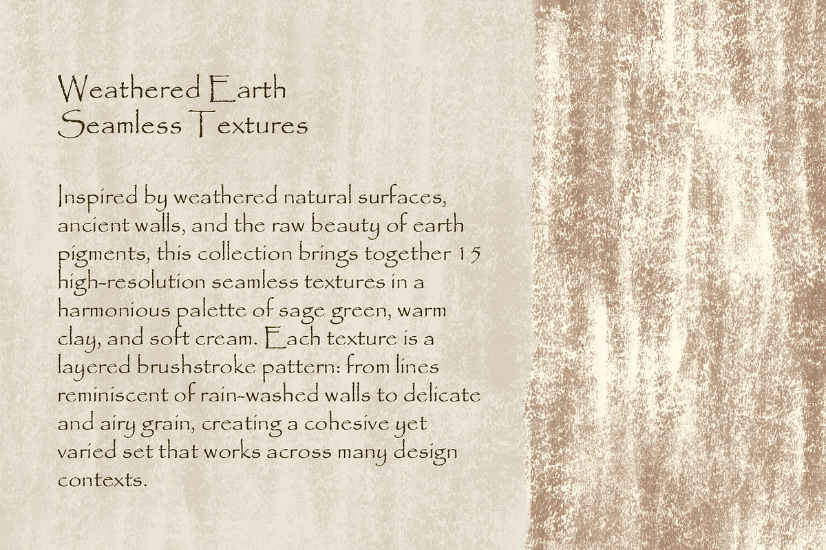 Weathered Earth Seamless Textures, a Texture Graphic by Svetlana Lerie (Photo 2 of 9)