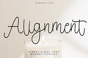 Alignment, a Handwritten Font by FreshTypeINK (Thumbnail 1 of 7)