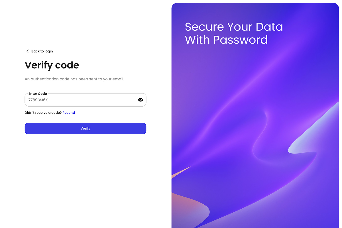 Login Signup Forget Password Page, a Landing Page Template by Hammad Arif (Photo 4 of 7)