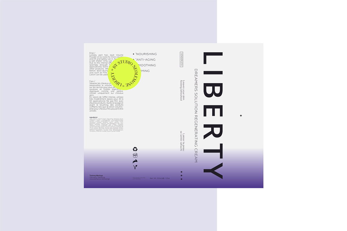 5.5 Printable Labels – V.01 LIBERTY, a Stationery Template by Studio Neolemone (Photo 7 of 11)