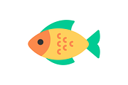 Fish Flat Icon, a Duotone Icon by Pexelpy (Thumbnail 2 of 2)