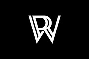 Monogram Letter RW WR Logo, a Branding & Logo Template by Buqancreative (Thumbnail 2 of 4)