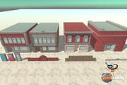 Small Town Main Street:Toon Low Poly, an Environmental 3D Model by Pixel Landing (Thumbnail 11 of 12)