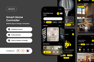 HOMIX – Smart Home App Design, an App Template by twinstd