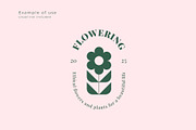 Minimalist Botanical Logos, an Object Graphic by Léo Alexandre (Thumbnail 8 of 11)