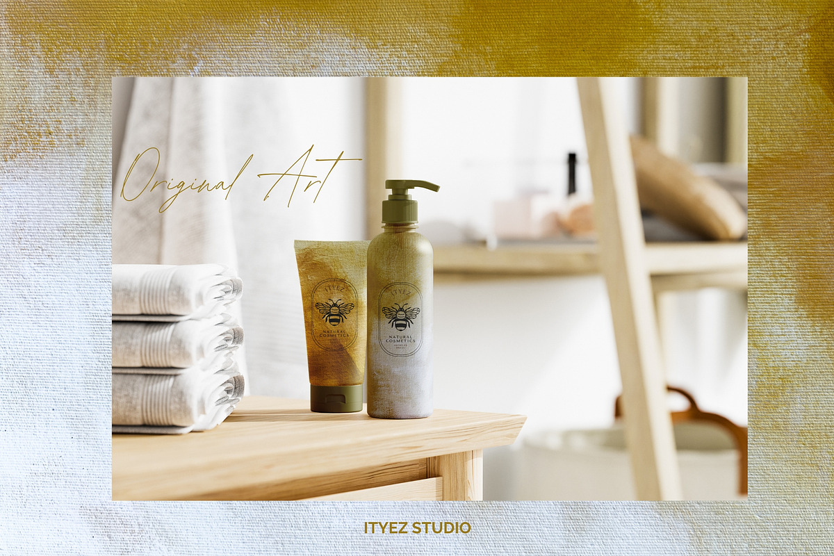 Abstract Ocher Artworks, a Texture Illustration by Ityez Studio (Photo 12 of 13)