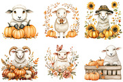 Cute Autumn Sheep Sublimation, an Illustration by CitraGraphics (Thumbnail 4 of 6)