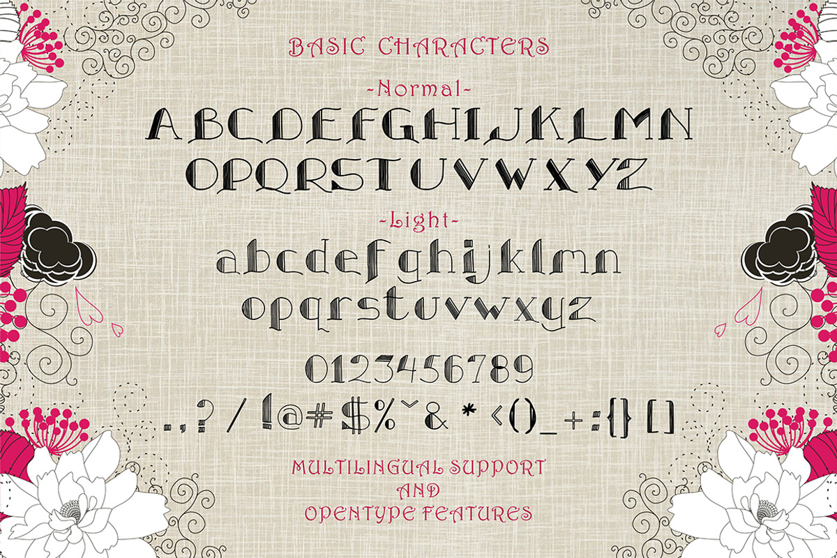 Greywing font preview 2