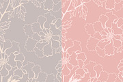 Peony flower pattern, a Pattern Graphic by Polanika (Thumbnail 8 of 12)