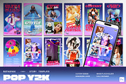 Instagram template Y2K Pop, a Social Media Template by Sixtysix Labs (Thumbnail 1 of 5)