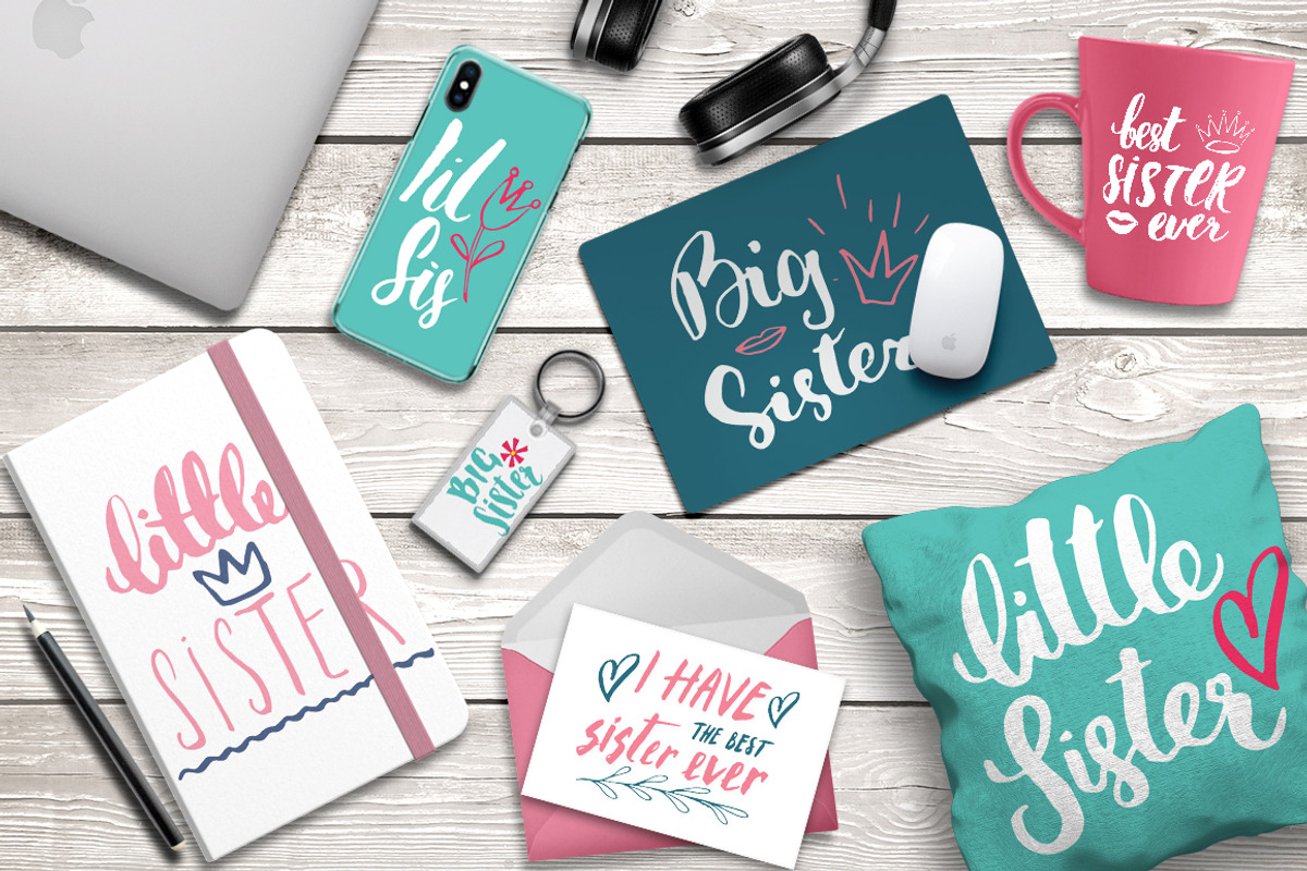 Sisters Lettering Quotes Collection, an Illustration by Lemon Workshop (Photo 6 of 6)