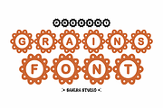 Grains - Floral Decorative Font, a Symbol Font by Sahira Studio (Thumbnail 1 of 4)