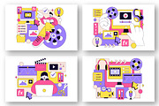 10 Video Editor Program Illustration, a Technology Illustration by denayunebgt (Thumbnail 3 of 4)