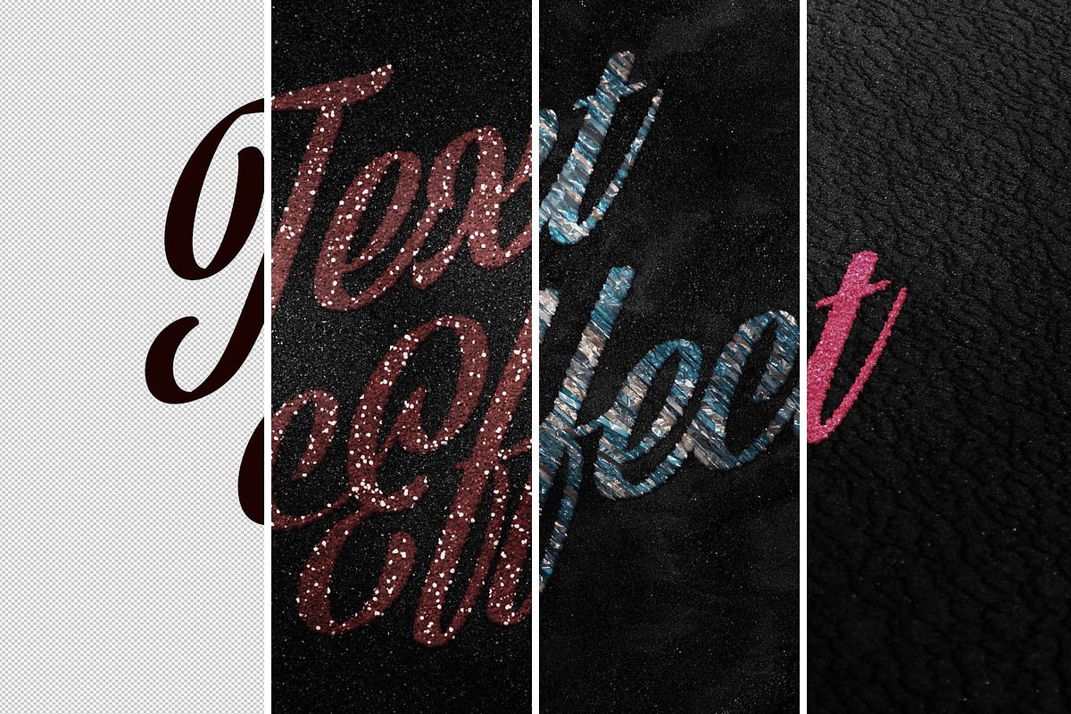 Glitter Photoshop Text Effects Pack, a Layer Style Add-On by veila.me (Photo 8 of 8)
