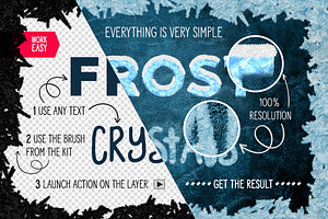 Frost Actions Styles Brushes For Ps