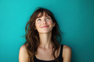 Brown hair and bright hope, a Photo by Pavel_design