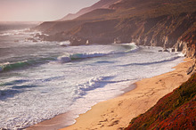 California coastal scene featuring coast, nature, and ocean