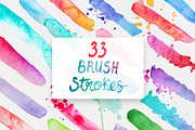 88 Watercolor elements PNG, a Templates & Theme by Ksusha shop (Thumbnail 4 of 7)