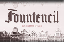 Fountencil - Blackletter Stencil