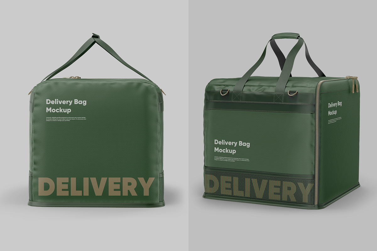 Delivery Bag Mockup, a Packaging Mockup by BlackMockup (Photo 8 of 16)