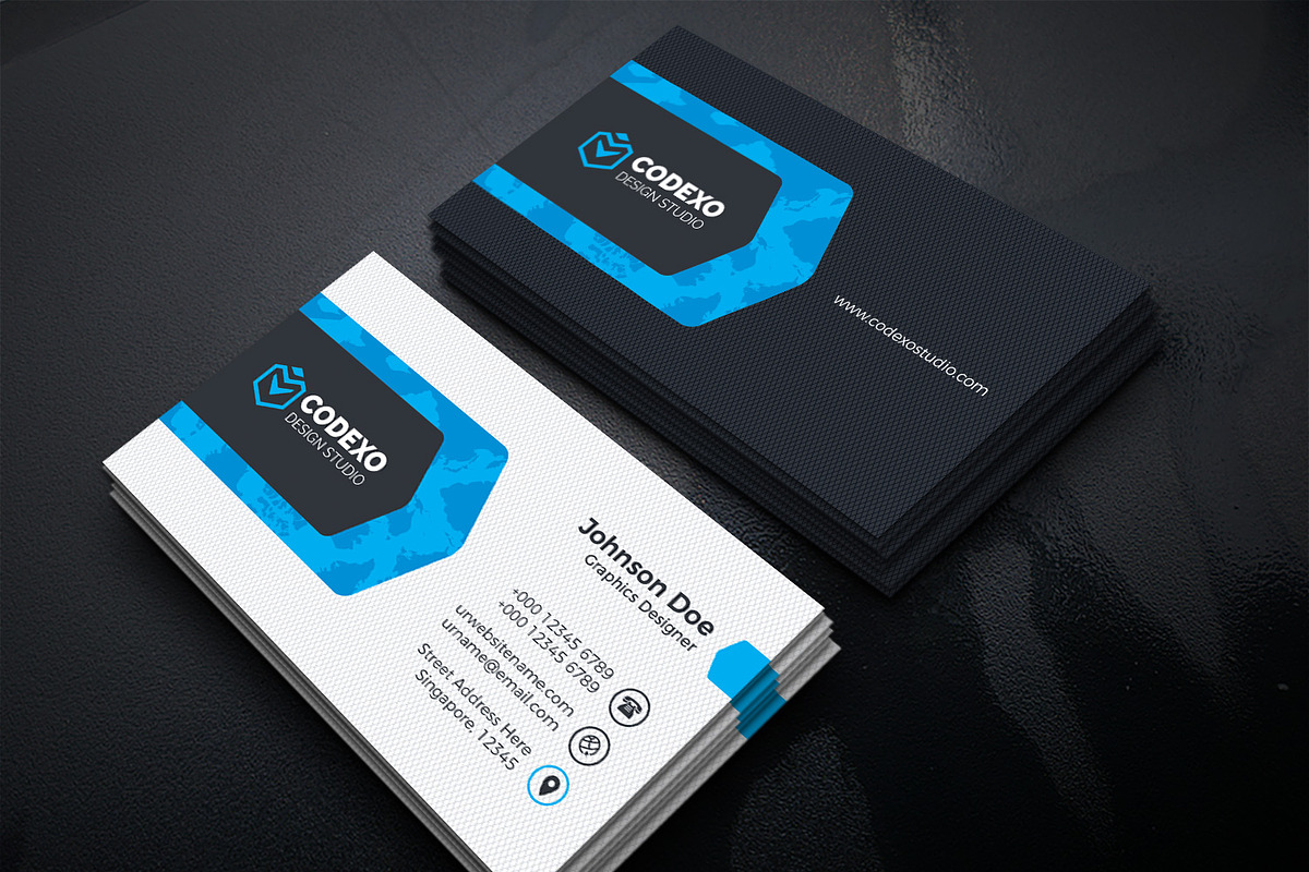 Modern Business Card, a Business Card Template by GenerousArt (Photo 3 of 5)