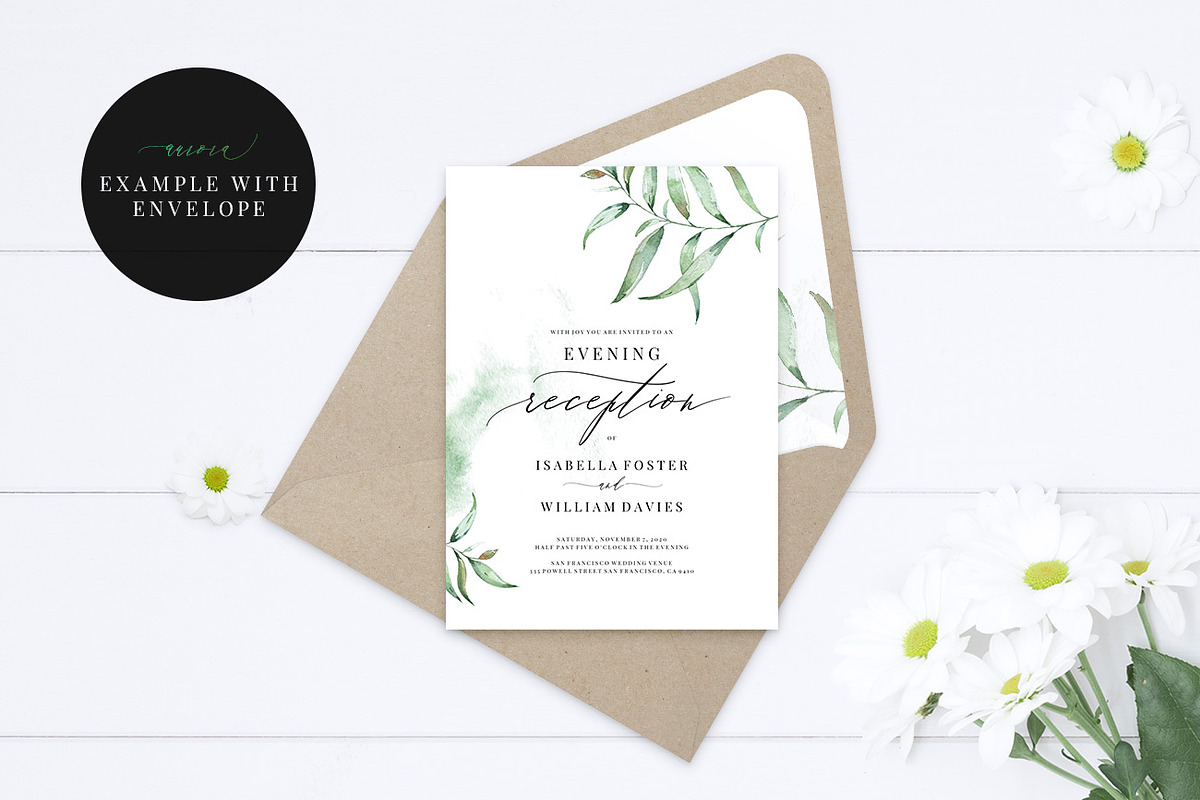 Wedding Evening Invitation, Aurora, an Invitation Template by Alice Bluefox (Photo 4 of 8)