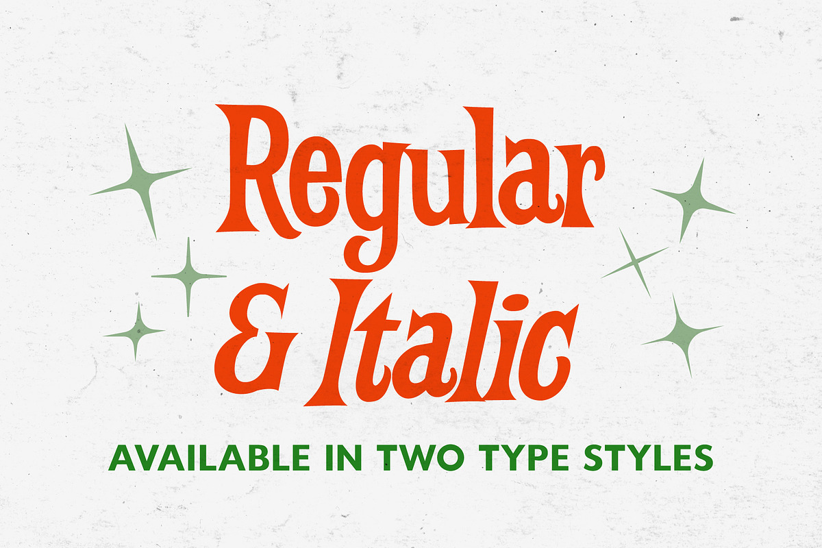 Funfare | Retro Display Type!, a Serif Font by StudioWorks (Photo 2 of 9)
