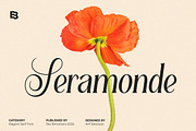 Seramonde; Display Serif Font, a Serif Font by Eko Bimantara (Thumbnail 1 of 12)