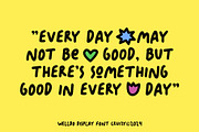 WELLDO - Playful Display Font, a Handwritten Font by Cruizy & Co (Thumbnail 5 of 8)