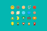100 Pixel Art Characters - 2, an Icon by chewkotski (Thumbnail 6 of 6)
